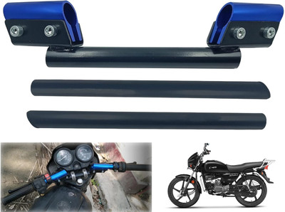 AIRSKY Motorcycle Universal For All Bike Fit Modification Silver Handlebar Good Quality Handle Bar(Blue, Black)
