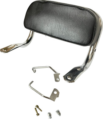 Digital Craft Chrome Plated High Cushion Backrest Compatible for OLA S1/ S1 PRO Handle Bar(Silver)