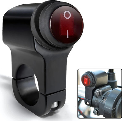 AutoPowerz 12v Motorcycle Switch Clip-on Handle Bar(Black)