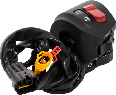UNO MINDA Handle Bar Switch Right Side For Bajaj Pulsar 220 F SW-0630H-M01 Handle Bar(Black)