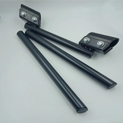 RoyalIRONZone Universal moxi Handlebar Stylish Handle Bar Rod For Universal for All Bikes Handle Bar(Black)