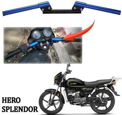 ENEMYT 3 Piece Bikes Handle Bar For Universal Hero, Honda,Suzuki Etc. (Blue) Handle Bar(Blue)