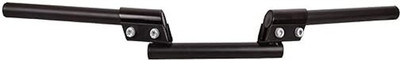 Golden Fox 3 Piece Modication Handle Bar Universal for all bike modification black Handle Bar(Black)