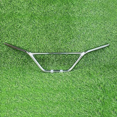 DOLSHACOB HANDLE BAR CHROME STEEL STRONG MATERIAL MADE IN INDIA Handle Bar Handle Bar(Silver)