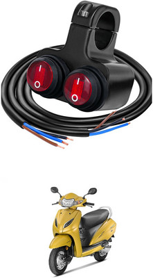 LOVMOTO ABS Plastic Motorcycle 22mm 7/8 Light Bar Switch Handlebar Double Switch sg8 Clip-on Handle Bar(Multicolor)