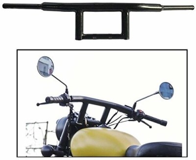 Amaflip HB32 Bike Stylish Handlebar Custom Made Curved Pipe/Handle Bar Rod Royal Enfield Handle Bar(Black)