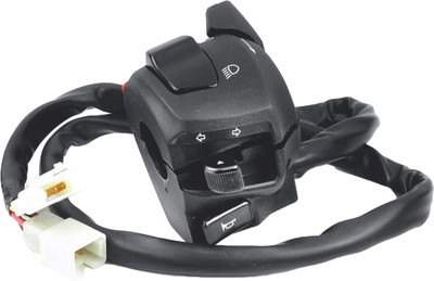 UNO MINDA SW-0639B-M01 HB Switch (Left Side) With Self Start for Yamaha FZ16/Fazer/FZ-S Handle Bar(Black)