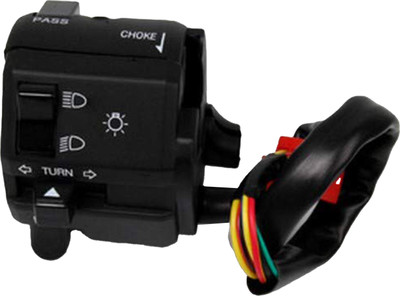 UNO MINDA SW-0671 HB Switch (Left Side) With Kick Start for Bajaj Pulsar/Caliber/CT 100 Handle Bar(Black)