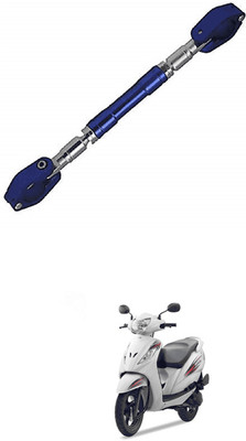 LOVMOTO HANDLE ROD BLUE AUDJUSTABLE CROSS HANDLE BAR ROD Handle Bar 168 Clip-on Handle Bar(Blue)