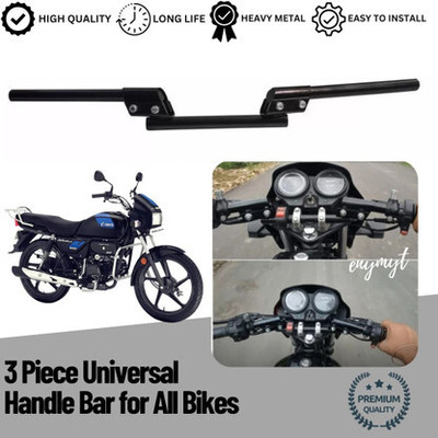 eXarioGadget HB23 Piece Universal Handle Bar for All Bikes Handle Bar (Black) Handle Bar(Black)