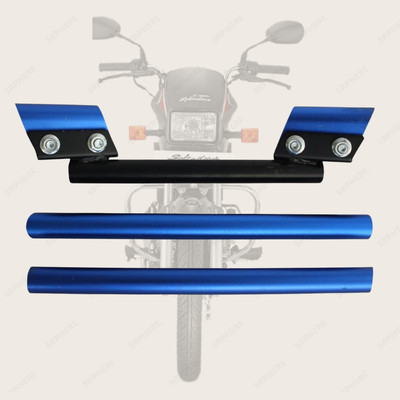 SRPHERE SRR-5-Universal Bike Handle Bar Blue For Universal Motorcycle Handle Bar(Blue, Black)
