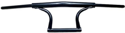 DOLSHACOB Handle Bar Dual Triple Curved Stylish Handlebar Pipe/Rod Handle Bar(Black)