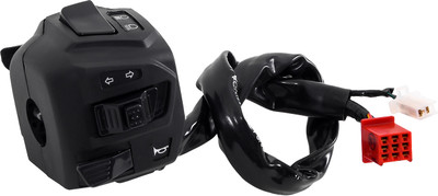 UNO MINDA Handle Bar Switch (Left Side) For Bajaj Pulsar NS125/NS160/NS200 SW-0575C-M01 Handle Bar(Black)