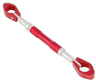 Generox Adjustable Motorcycle Handlebar/Handle Rod Cross Bar Handle Bar(Red)