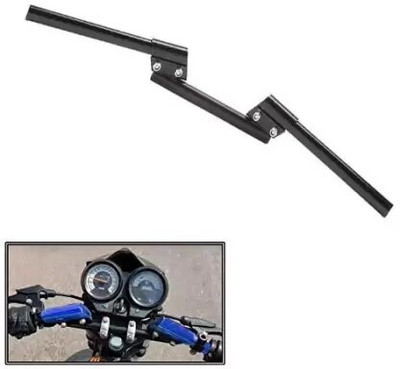 Bullkartzone 3 Piece Modification Handle Bar Black Universal for all bike Handle Bar(Black)