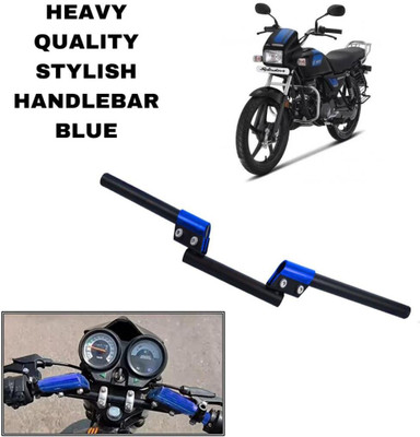 SHOWRIDE 3 Piece Moxi Handlebar Universal for All Hero Splendor Bikes Handle Bar(Blue, Black)