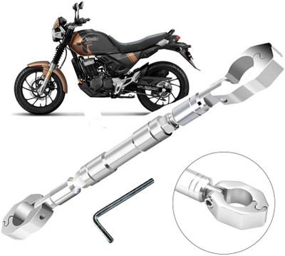 AUTO PEARL Motorcycle Handlebar Middle Rod for Xpulse-200T Clip-on Handle Bar(Silver)