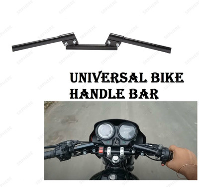 SRPHERE Universal All Bike Fit Modification Handlebar Heavy Quality Handle Bar (Black) Handle Bar(Black)
