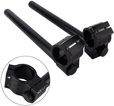 Vinayakart 41mm Handle bar Aluminum replacement Fit Motorcycle Assembly Black pack of 1 Handle Bar(Black)