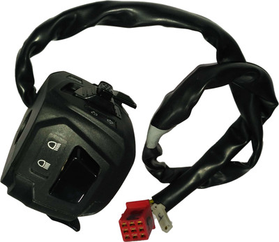 UNO MINDA Handle Bar Switch (Left Hand Side) With Self Start for Bajaj Pulsar AS200/ AS150 Handle Bar(Black)