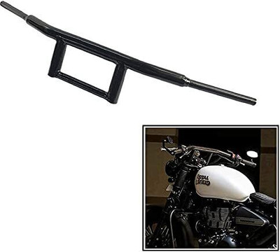 Shreeji Accessorie Bike 4-B A1 Quality Handle Bar Thick Pipe Handlebar Black Twin Spark Handle Bar(Black)