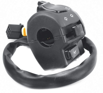 UNO MINDA Handle Bar Switch (Left Side) For Royal Enfield Electra (SW-0665C) Handle Bar(Black)