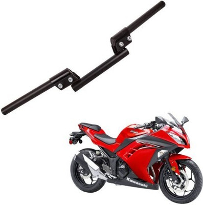 ENEMYT Motorcycle 3 Piece Universal Handle Bar for All Bikes Handle Bar Handle Bar(Black)