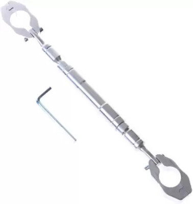 Generox Handle Bar ROD Adjustable Handle Bar(Silver)