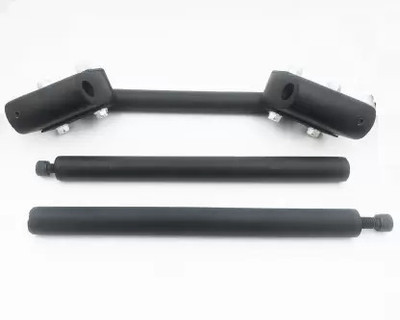 aqrin Black Handle Bar Rod For Hero Splendor All Models Handle Bar(Black)