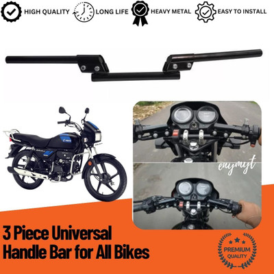 ENEMYT HB53 Piece Universal Handle Bar for All Bikes Handle Bar(Black)