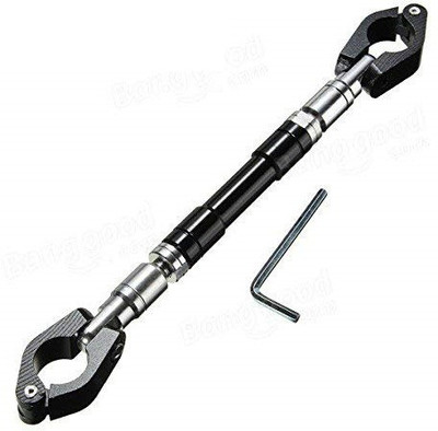 BLP Adjustable Universal Motorcycle Handlebar Cross Bar Model-1 (Black) Handle Bar(Black)