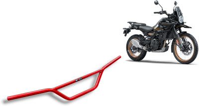 MOXZILLA Himalayan 450/ Guerrilla 450 Handle Bar Ultra Comfort For Touring Handle Bar(Red)