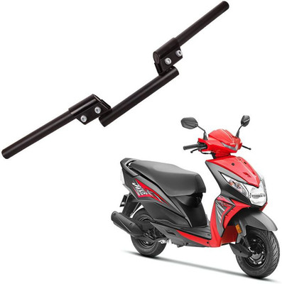 DAZZRIDE DZRD-X29 Motorcycle 3 Piece Universal Handle Bar for All Bikes Handle Bar Handle Bar(Black)