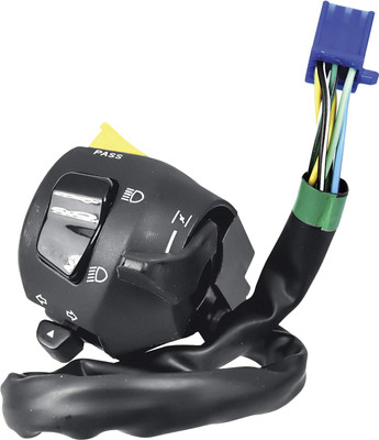 UNO MINDA SW-0665AM-M01 HB Switch (Left Side) With Self Start for TVS Apache RTR 160/180 Handle Bar(Black)