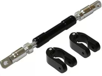 CROXIV Bike Adjustale Motorcycle Rod Cross Bar CXV-30 Handle Bar(Black, Silver)