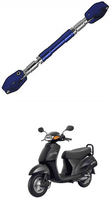 LOVMOTO HANDLE ROD BLUE AUDJUSTABLE CROSS HANDLE BAR ROD Handle Bar 190 Clip-on Handle Bar(Blue)