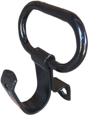 Elco Bike Pillion Side Lifting Handle with Hook( black ) Handle Bar(Black)