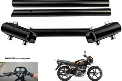 ENEMYT Bike Racer Bike Handlebar compatible With All Hero /Honda Splendor Black Handle Bar(Black)