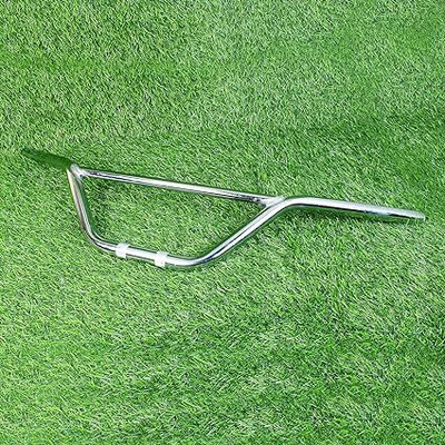 WHEETOYKART HANDLE BAR CHROME STEEL STRONG MATERIAL MADE IN INDIA Handle Bar(Silver)