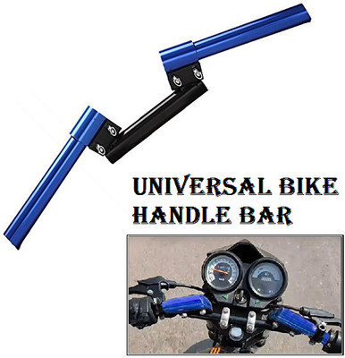 SRPHERE Universal For All Bike Fit Modification Handlebar Heavy Quality Handle Bar(Blue) Handle Bar(Blue, Black)