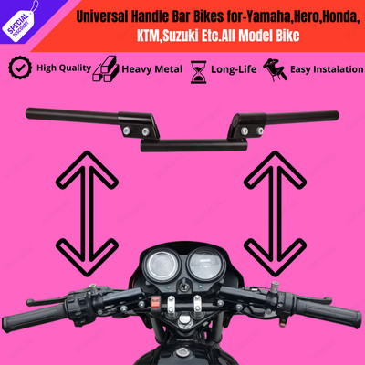 SRPHERE SPR-5-Universal Bike Handle Bar Black For Universal Motorcycle Handle Bar(Black)