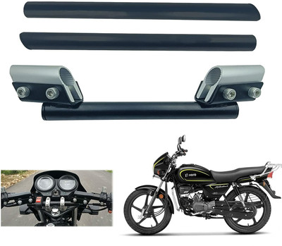 LOVMOTO Handle Handlebar Drag Bar Bike Handle Type HERO SPLENDOR Clip-on Handle Bar(Black, Blue, Red, Silver)