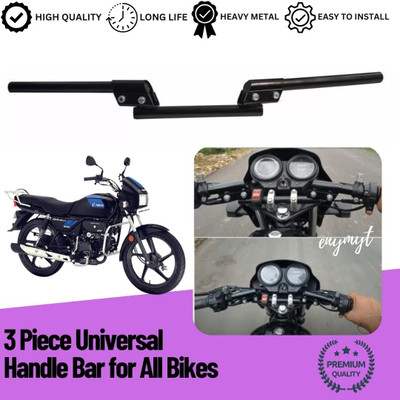 ENEMYT HB33 Piece Universal Handle Bar for All Bikes Handle Bar(Black)