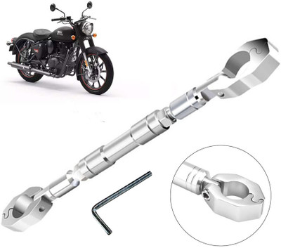 AUTO PEARL Motorcycle Handlebar Middle Rod for Classic-Stealth-Black Clip-on Handle Bar(Multicolor)