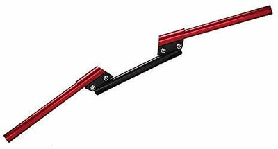 LOVMOTO Stylish Handlebar Pipe/Rod Red and Black/Silver for Bajaj Avenger 220 DTS-i Clip-on Handle Bar(Red)