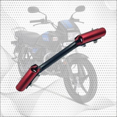 eXarioGadget 3 Piece Universal Handle Bar for All Hero Splendor Bikes (Red,Black) Handle Bar Handle Bar(Red)