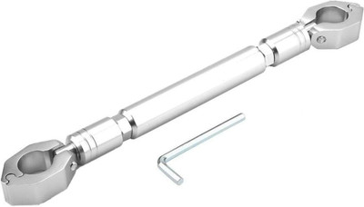LOVMOTO Bike handle cross bar rod silver 07 Handle Bar (Silver) Clip-on Handle Bar(Silver)
