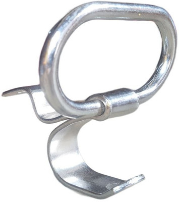 Elco HuBike Pillion Side Lifting Handle with Hook(Silver) Handle Bar(Silver)