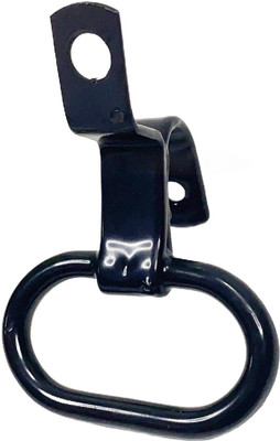 Delhismart Bike Pillion Side Lifting Handle with Hook( black ) Handle Bar(Black)