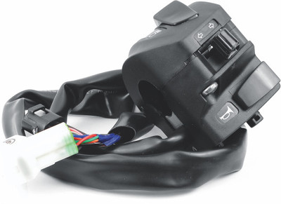 UNO MINDA Handle Bar Switch (Left Side) with Self Start For Bajaj Pulsar 220F (SW-0629D) Handle Bar(Black)